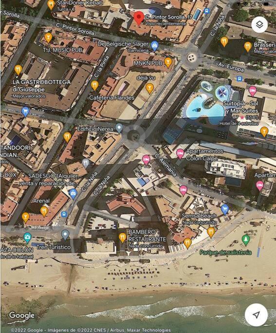 Apto Calpe Con Piscina. No Uses Coche Vacaciones. Luaran gambar